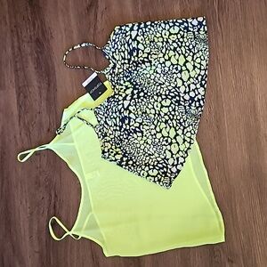 American apparel chiffon camisoles small medium